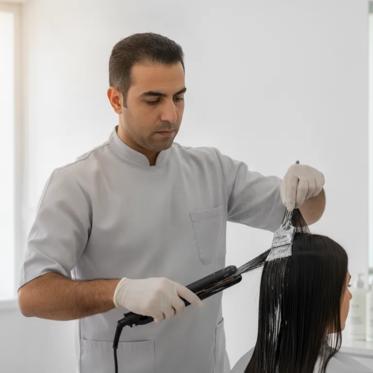علاج الكيراتين مصفح